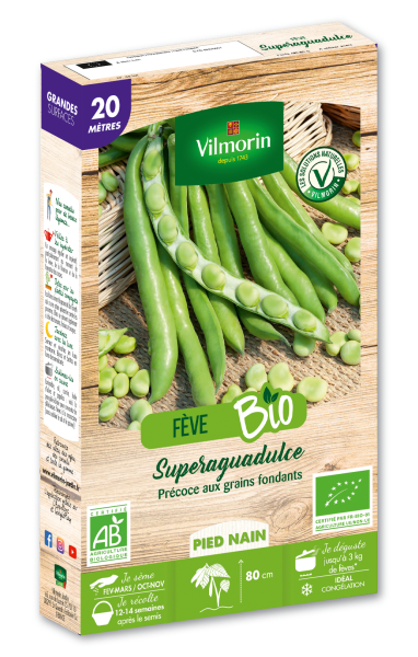 Légumes Secs - Fève Superaguadulce - 20 m - BIO - PACKAGING_3D_RECTO